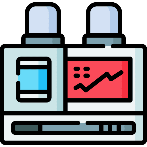 Medical laboratory equipment vaccine results icon