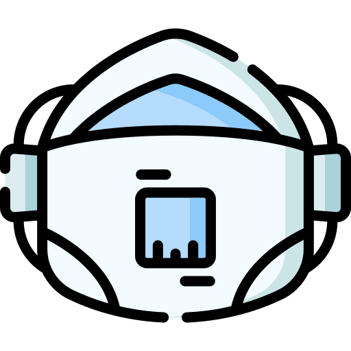 Mouth mask security healthcare and medical health icon