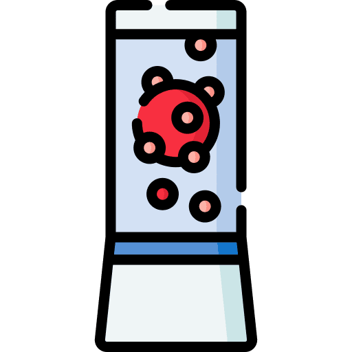 Test tube infection test tubes virus icon