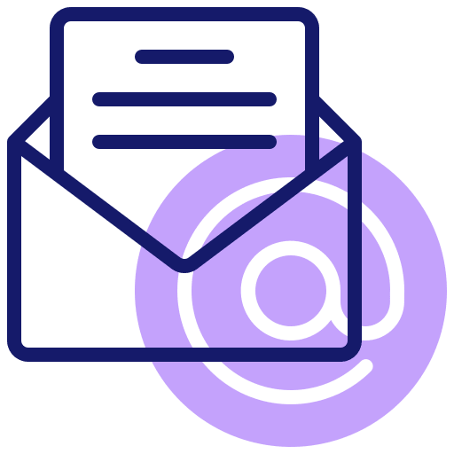 Email communications mails email icon