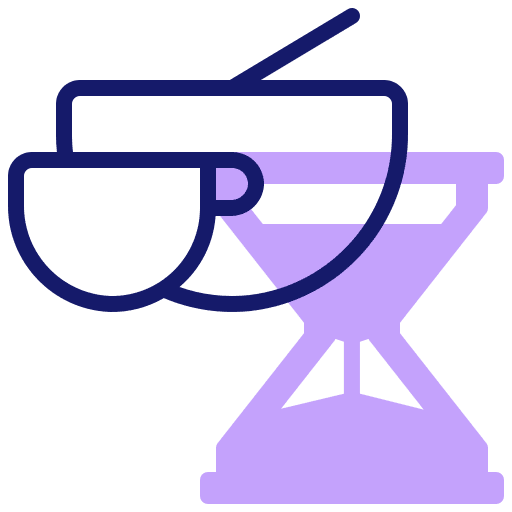 Lunch break lunch time food and restaurant food icon