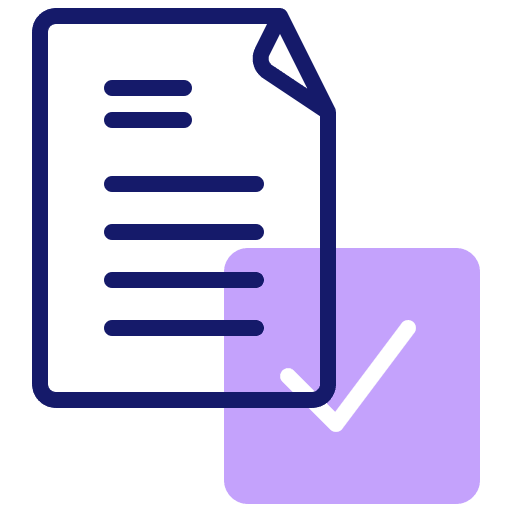 Paper homework test paper icon