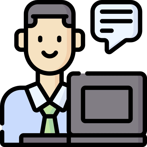 Employee work from home work employee icon