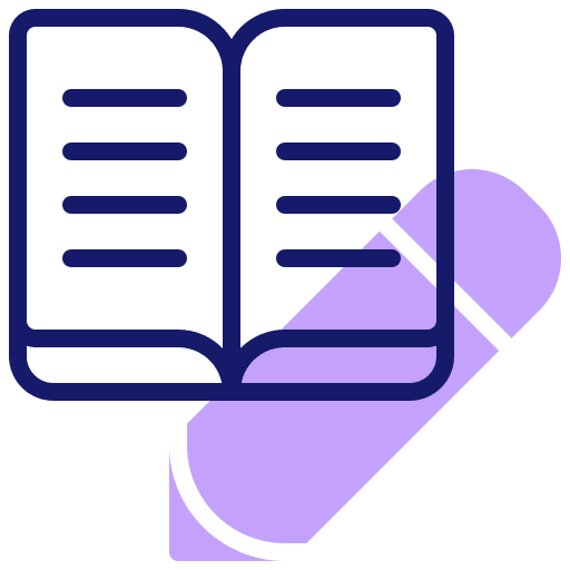 Notebook book pencil workbook icon