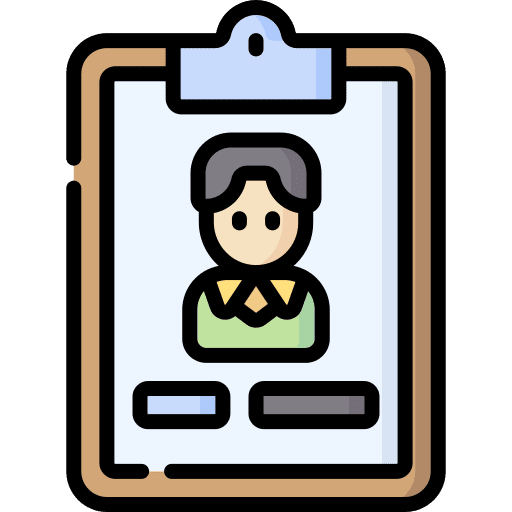 Curriculum people job curriculum icon