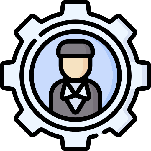Management personalize boss administration icon