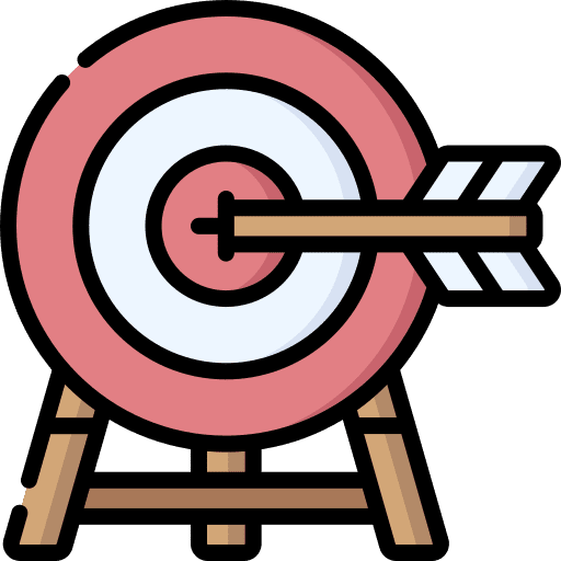 Target network business impact mission icon