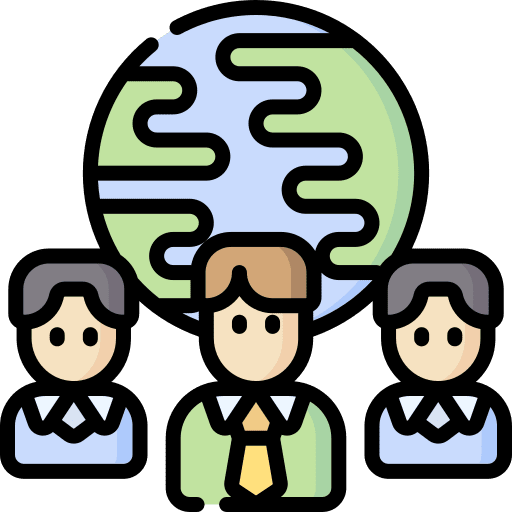 Teamwork partner work member icon