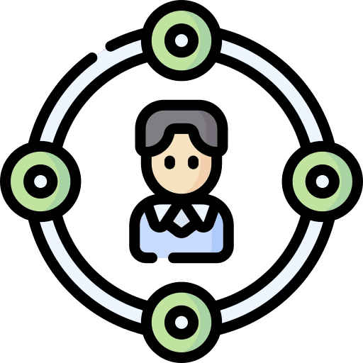 Network avatar social network people icon