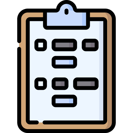 Checklist clipboard evaluation checklist icon