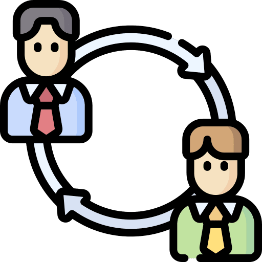 Teamwork group partnership avatar icon