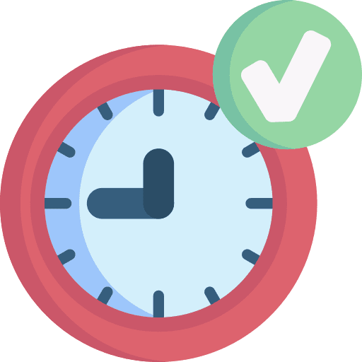 Clock real time clock time save icon