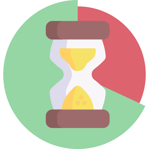Hourglass schedule hourglass tools and utensils icon