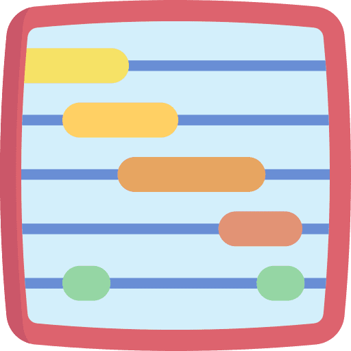 Multitask business and finance ui configuration icon