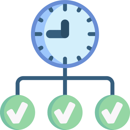 Time management efficiency time schedule icon
