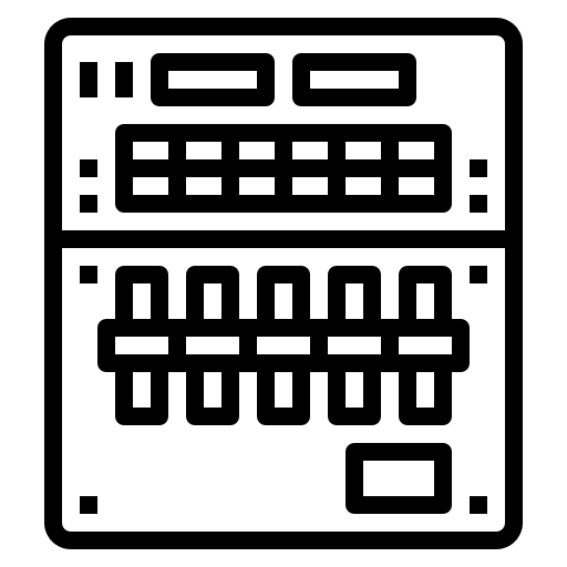 Transfer switch network switch transfer switch electrician icon