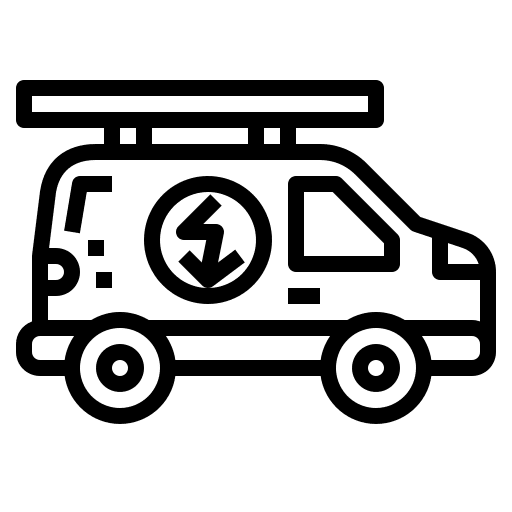 Car service electrician pin mechanic icon