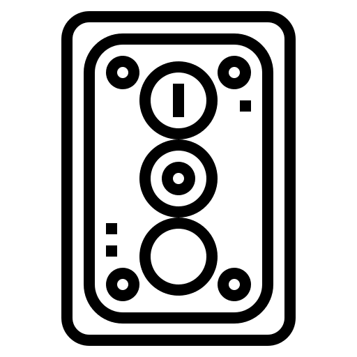 Control panel technology electrical panel distribution board icon