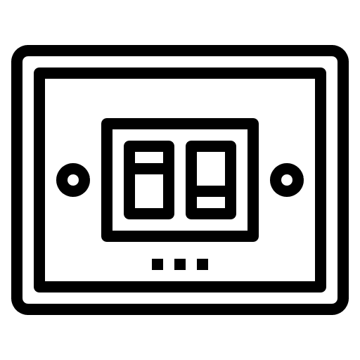 Light switch light switch buttons electrician icon