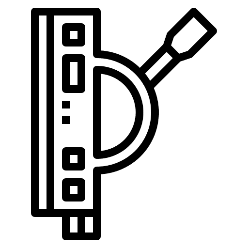 Knife switch power switch disconnect icon