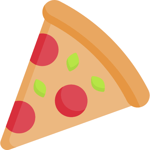 Pizza piece pizza cheese icon