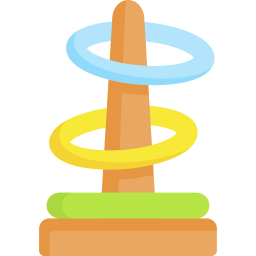 Ring toss fun ring toss circus icon
