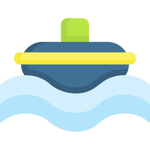 Buoy sea security floating icon