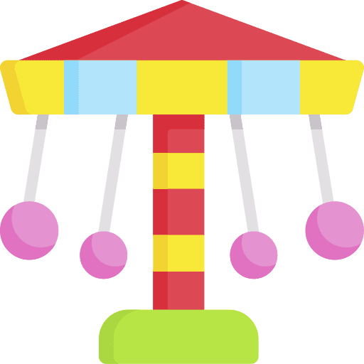 Merry go round fun buildings game icon