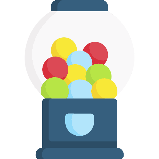 Candy machine sweet entertainment candy icon