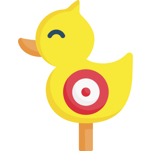 Duck shooting entertainment target fairground icon