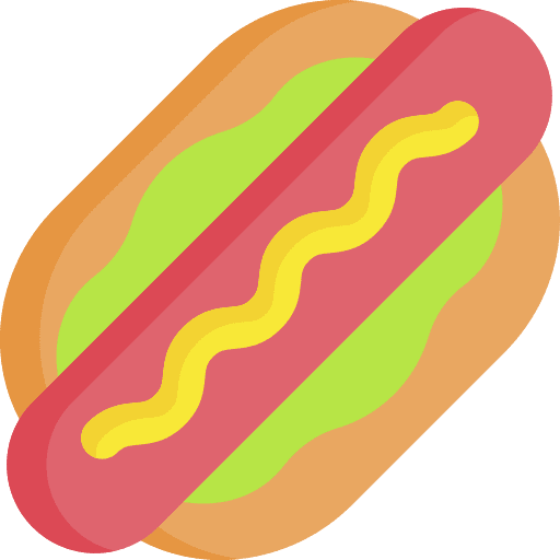 Hot dog food food and restaurant hot dog icon
