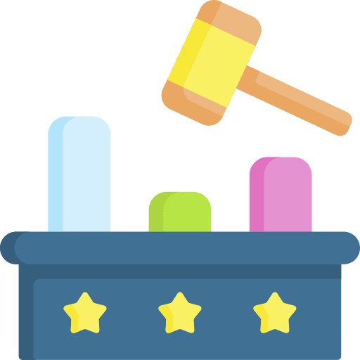 Whack a mole fair amusement park entertainment icon