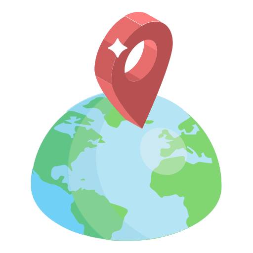 Gps navigation international region gps navigation icon