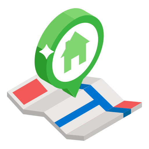 Home address diretion home address pin icon