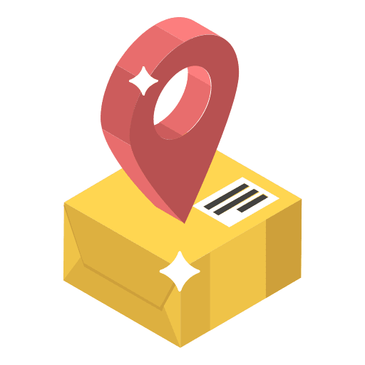 Order tracking maps and location location placeholder icon