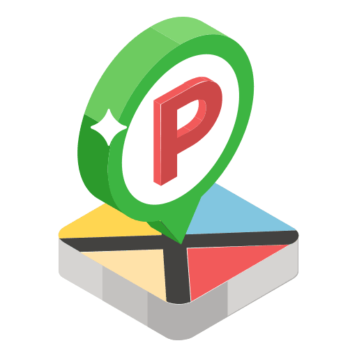 Parking area map pointer map point maps and location icon