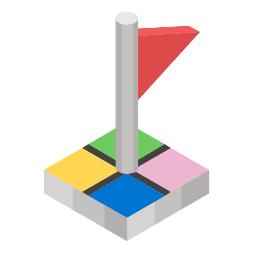 Destination maps and location destination flag icon