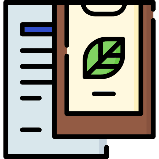 Ecology sustainable clipboard files icon