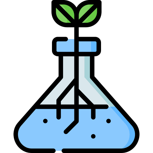 Hydroponic farming and gardening hydroponic gardening farming icon