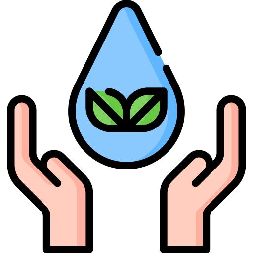 Save water green drop save water icon