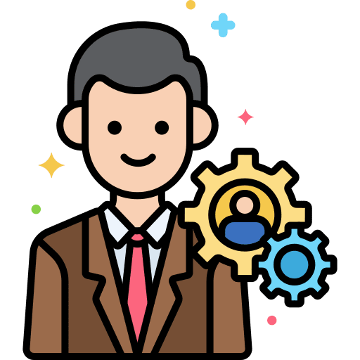 Manager manager engineer data icon