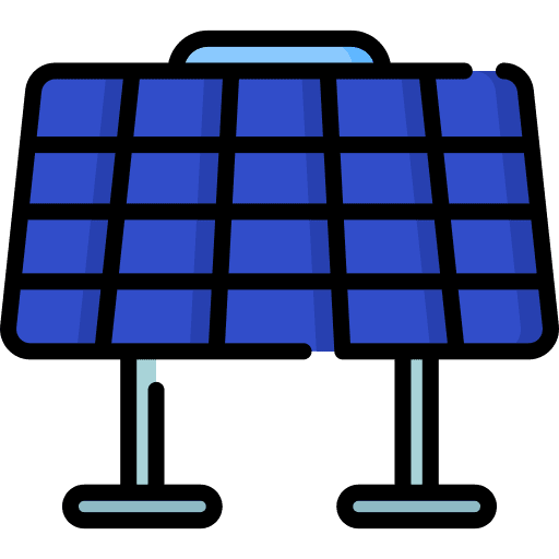 Solar panel renewable energy ecology and environment solar energy icon