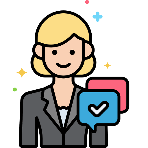 Saleswoman avatars jobs woman icon