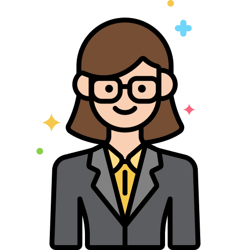 Consultant coach counsellor female icon