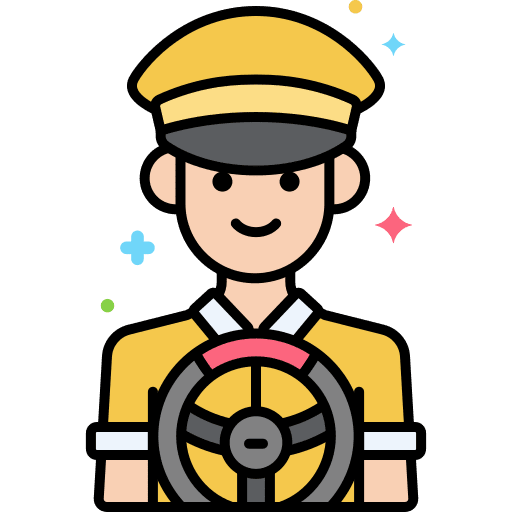 Driver driver professions and jobs male icon