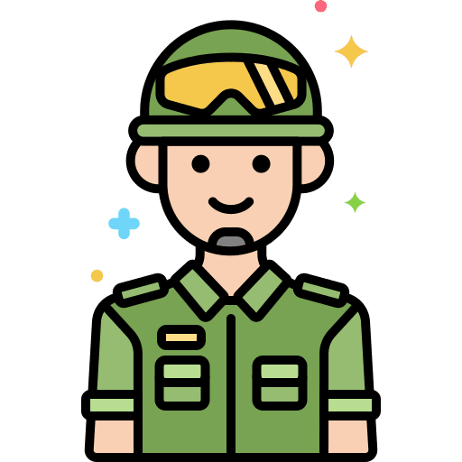 Soldier guardian soldier professionals icon