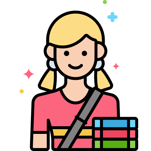 Student study professions and jobs read icon