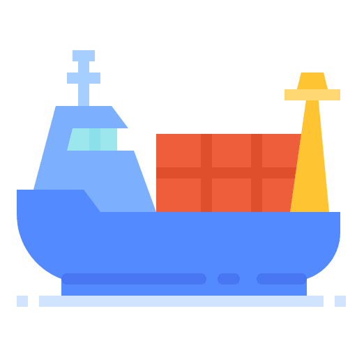 Shipping freight delivery shipping and delivery icon