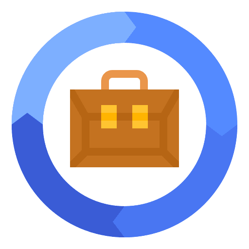 Cycle economy flow business icon