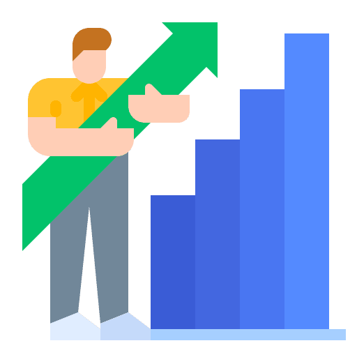 Economic business avatar chart icon